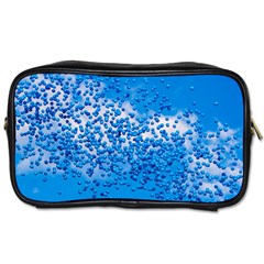 Blue Balloons In The Sky Toiletries Bags by FunnyCow