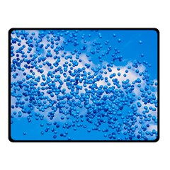 Blue Balloons In The Sky Fleece Blanket (small)