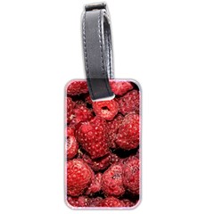 Red Raspberries Luggage Tags (two Sides) by FunnyCow