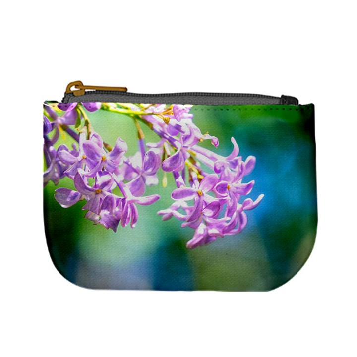 Beautiful Pink Lilac Flowers Mini Coin Purses