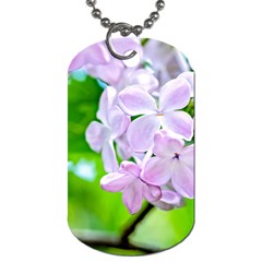 Elegant Pink Lilacs In Spring Dog Tag (one Side) by FunnyCow