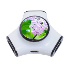 Elegant Pink Lilacs In Spring 3-port Usb Hub by FunnyCow