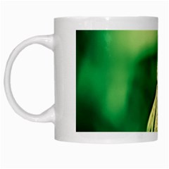 Dandelion Flower Green Chief White Mugs by FunnyCow