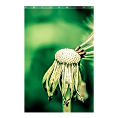 Dandelion Flower Green Chief Shower Curtain 48  X 72  (small)  by FunnyCow
