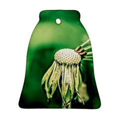 Dandelion Flower Green Chief Bell Ornament (two Sides) by FunnyCow