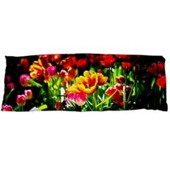 Colorful Tulips On A Sunny Day Body Pillow Case (dakimakura) by FunnyCow