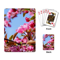 Crab Apple Blossoms Playing Card by FunnyCow