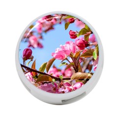 Crab Apple Blossoms 4-port Usb Hub (two Sides) by FunnyCow