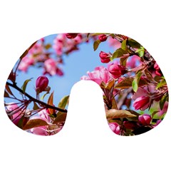 Crab Apple Blossoms Travel Neck Pillows