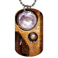 Vintage Off Roader Car Headlight Dog Tag (one Side) by FunnyCow