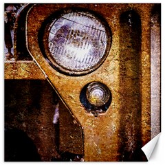 Vintage Off Roader Car Headlight Canvas 16  X 16   by FunnyCow