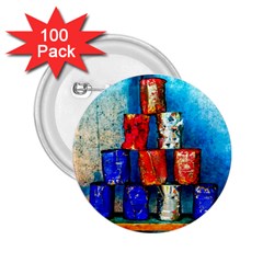 Soup Cans   After The Lunch 2 25  Buttons (100 Pack)  by FunnyCow