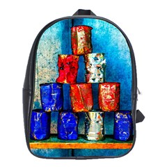 Soup Cans   After The Lunch School Bag (xl) by FunnyCow
