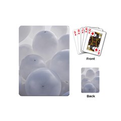 White Toy Balloons Playing Cards (mini)  by FunnyCow