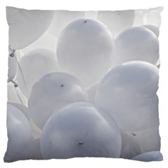 White Toy Balloons Standard Flano Cushion Case (one Side) by FunnyCow