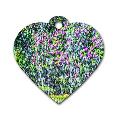 Lilacs Of The First Water Dog Tag Heart (one Side) by FunnyCow