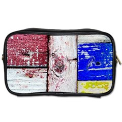 Abstract Art Of Grunge Wood Toiletries Bags 2-side by FunnyCow