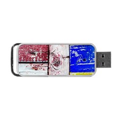 Abstract Art Of Grunge Wood Portable Usb Flash (two Sides) by FunnyCow