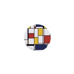 De Stijl Abstract Art 1  Mini Magnets by FunnyCow