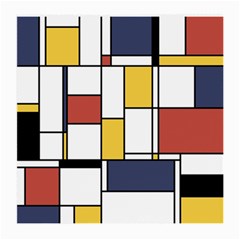 De Stijl Abstract Art Medium Glasses Cloth by FunnyCow