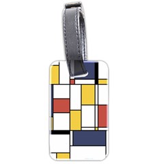 De Stijl Abstract Art Luggage Tags (two Sides) by FunnyCow