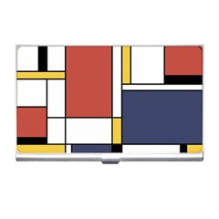 Abstract Art Of De Stijl Business Card Holders by FunnyCow