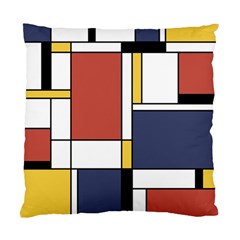 Abstract Art Of De Stijl Standard Cushion Case (two Sides) by FunnyCow