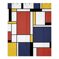 Abstract Art Of De Stijl Shower Curtain 60  X 72  (medium)  by FunnyCow