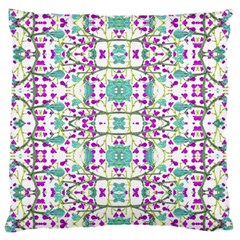 Colorful Modern Floral Baroque Pattern 7500 Standard Flano Cushion Case (two Sides) by dflcprints