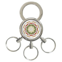 Fauna In Bohemian Midsummer Style 3-ring Key Chains by pepitasart