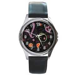 Hearts Round Metal Watch