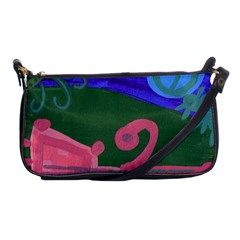 Pink Guitar Shoulder Clutch Bags