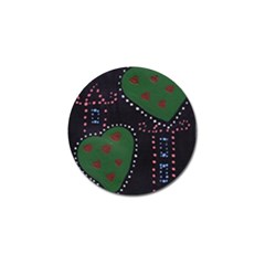 Christmas Hearts Golf Ball Marker (4 Pack)