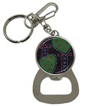 Christmas Hearts Bottle Opener Key Chains Front
