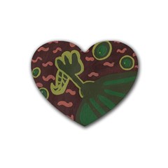 The Desert Plant Heart Coaster (4 Pack)  by snowwhitegirl