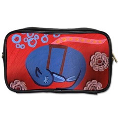 My Dog Sleeping Toiletries Bags by snowwhitegirl