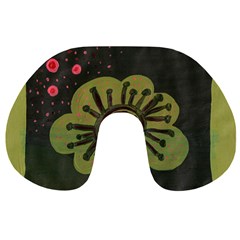 Flower Spitting Out Pink Pollen Travel Neck Pillows