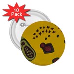 Hairdryer Easter Egg 2.25  Buttons (10 pack)  Front