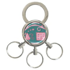 A Pink Dream 3-ring Key Chains