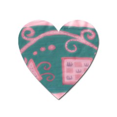 A Pink Dream Heart Magnet