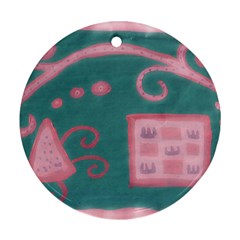 A Pink Dream Round Ornament (Two Sides)