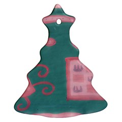 A Pink Dream Christmas Tree Ornament (Two Sides)