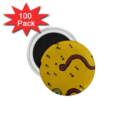Swimming Worms 1 75  Magnets (100 Pack) 