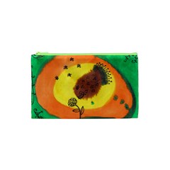 Pirana Eating Flower Cosmetic Bag (xs) by snowwhitegirl