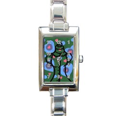 Babydoll Dress Rectangle Italian Charm Watch by snowwhitegirl