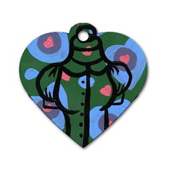 Babydoll Dress Dog Tag Heart (two Sides) by snowwhitegirl