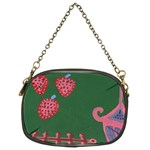 Floating Strawberries Chain Purses (Two Sides)  Front
