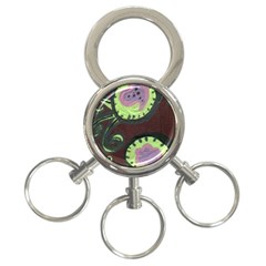 Cute Crab 3-ring Key Chains