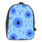 Blue Rain School Bag (Large) Front