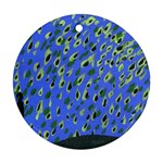 Raining Leaves Ornament (Round) Front